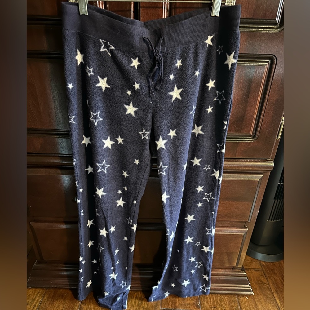 fuzzy star sweatpants